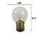 PHILIPS 140756 40W 130V S11 E17 Base Incandescent Frost Light Bulb